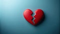 Modern Flat Heartbreak Icons for Apps and Websites Expressing Sadness Loss and Relationship Issues with Elegant Royalty Free Stock Photo
