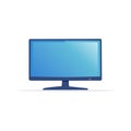 Modern Flat Screen Computer Monitor Display Technology Royalty Free Stock Photo