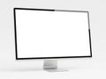 Modern flat screen monitor Royalty Free Stock Photo