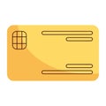 Modern Flat Style Credit Card Vector Illustration Royalty Free Stock Photo