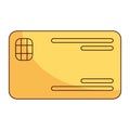 Modern Flat Style Credit Card Vector Illustration Royalty Free Stock Photo