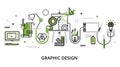 Concept of graphic design