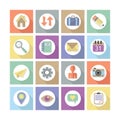 Modern flat web design icons set 1 Royalty Free Stock Photo