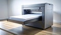 Modern Flatbed UV Printer for Large Format Printing Royalty Free Stock Photo