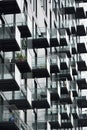 Modern flats with balconies Royalty Free Stock Photo