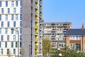 Modern flats and old council housing blocks Royalty Free Stock Photo