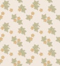 Modern floral seamless pattern for your design. Vector. Background. Royalty Free Stock Photo