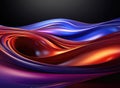 Modern Flow Shape: Abstract 3D Background with Vibrant Motion for Creative Concepts