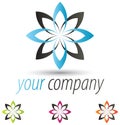 Modern Flower Logo