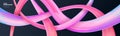 Modern fluidity horizontal banner. Abstract wavy 3D liquid shapes on dark background. Art fluid abstraction pattern