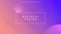 Modern Flyer. Violet Hipster Design. Cool Landing Page. Trendy P