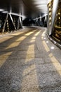 Modern flyover in the night with shadow Royalty Free Stock Photo