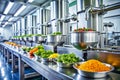 Modern Food Processing Equipment Streamlining Production with Advanced Technology for Enhanced Efficiency and Quality Royalty Free Stock Photo