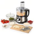 Food processor isolated on white background Royalty Free Stock Photo