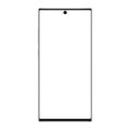 Modern frameless smartphone mockup with blank screen