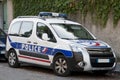 Modern french police car
