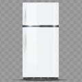 Modern Fridge Freezer refrigerator.