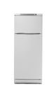 The modern fridge isolated on white background