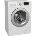 Modern front-loading washing machine Royalty Free Stock Photo
