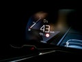 Modern fuel gauge in car dashboard Royalty Free Stock Photo