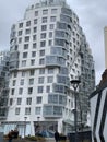 Modern architecture in the new neighbourhood at Battersea Power Station in London UK