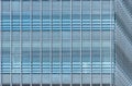 Modern futuristic glass building abstract background. Exterior of office glass building architecture. Facade of sustainable Royalty Free Stock Photo