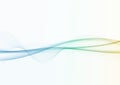 Modern futursitic abstract soft wave swoosh lines template