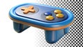 Game controller video game accessory and gaming device png transparent image Generative AI