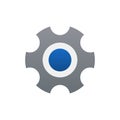 Modern gear setting icon