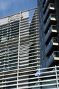 Modern generic apartment buildings with balcony