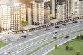 Modern generic contemporary style miniature model