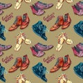 Modern gentlemen`s boots collection: cap toe, split toe, plain toe and wingtip, with inscription