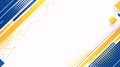 Modern Geometric Abstract Background with Blue and Yellow Accents Royalty Free Stock Photo