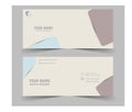 Modern geometric business card