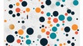 Modern Geometric Dot Pattern Design in Vibrant Colors Royalty Free Stock Photo