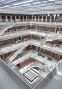 Modern Geometric Interior Architecture Stuttgart City Library Germany