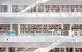 Modern Geometric Interior Architecture Stuttgart City Library Germany