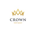 Crown geometric logo.
