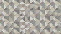 Modern Geometric Pattern Background Seamless Abstract Texture with Muted Neutral Tones Tile Design Royalty Free Stock Photo