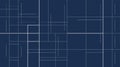 Modern geometric pattern with intersecting white lines on dark blue background Royalty Free Stock Photo