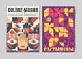 Modern Geometric Posters template. Vector illustration Royalty Free Stock Photo