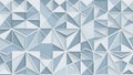 Modern Geometric Triangle Pattern Background Seamless Abstract Design in Blue White Tones Royalty Free Stock Photo