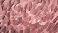 Modern geometrical abstract background. Pink color. Origami style with gradient. Illustration for design. 3D-rendering. Royalty Free Stock Photo