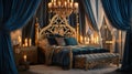 Modern Glam and Art Nouveau Standard Bedroom Game of Thrones Background