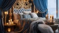 Modern Glam and Art Nouveau Standard Bedroom Game of Thrones Background