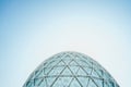 Glass building dome. Glass roof. Modren architecture Royalty Free Stock Photo