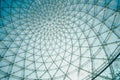 Glass building dome. Glass roof. Modren architecture Royalty Free Stock Photo