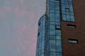 Modern glass building at mullin dawn Royalty Free Stock Photo