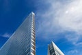 Modern glass buildings office, Skyscraper with blue sky and cloudy Royalty Free Stock Photo