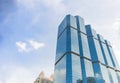 Modern glass buildings office, Skyscraper with blue sky and cloudy Royalty Free Stock Photo